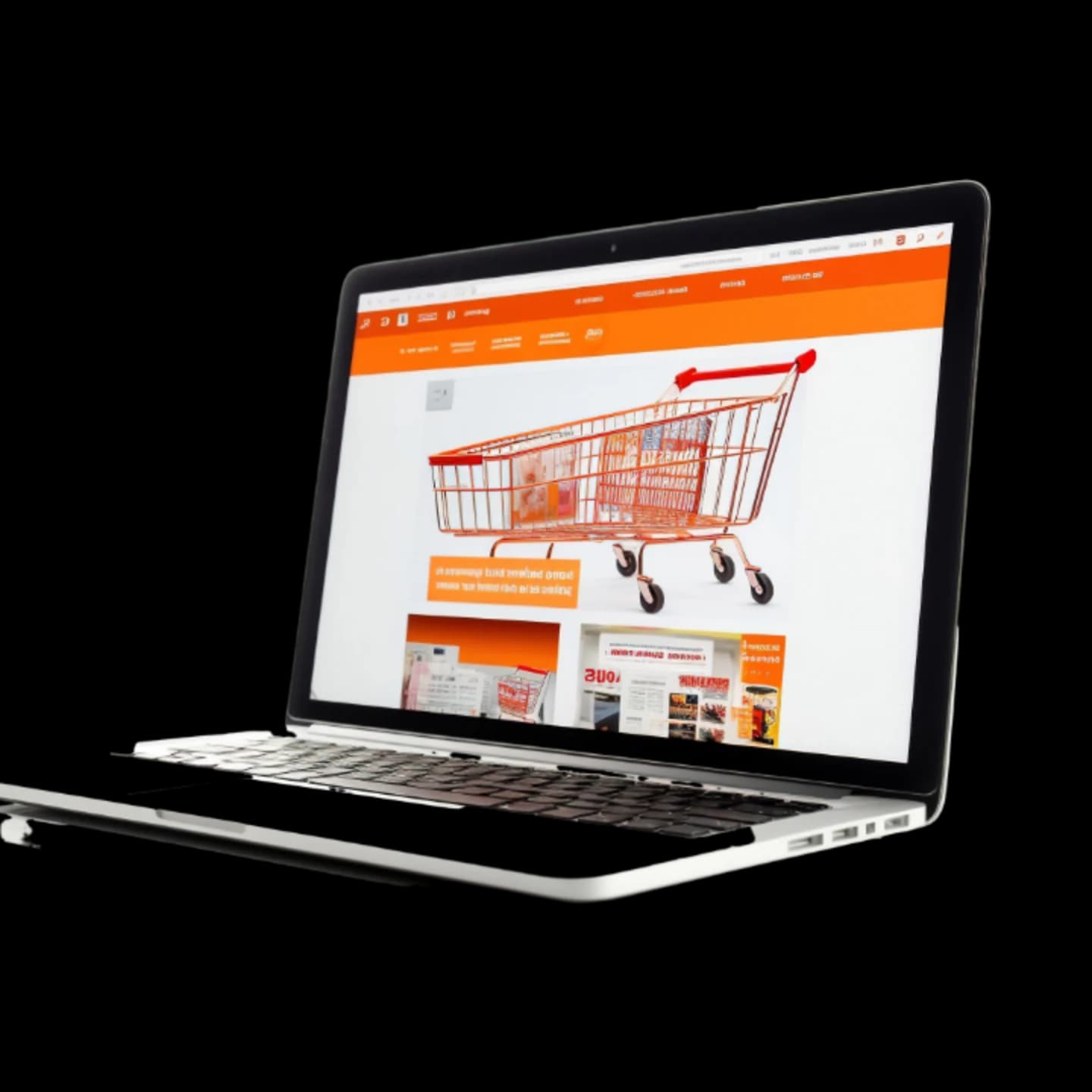 E-commerce storefront and checkout interface